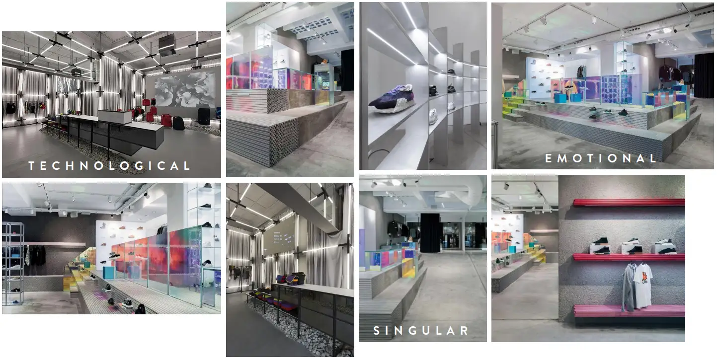 Interiorismo comercial y diseño de tienda Dream Town en Madrid, espacios tecnológicos, emocionales y singulares, proyecto de empresa de decoración de interiores The Master Makers